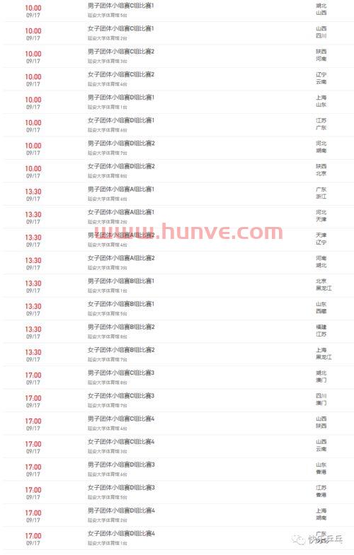 9月17日乒乓球赛程(9月17日乒乓球赛程表) 9月17日乒乓球赛程(9月17日乒乓球赛程表)